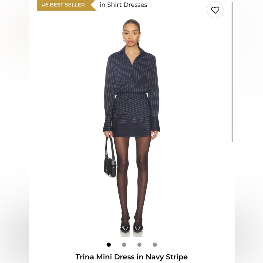 NWT Trina Mini Dress in Navy Stripe